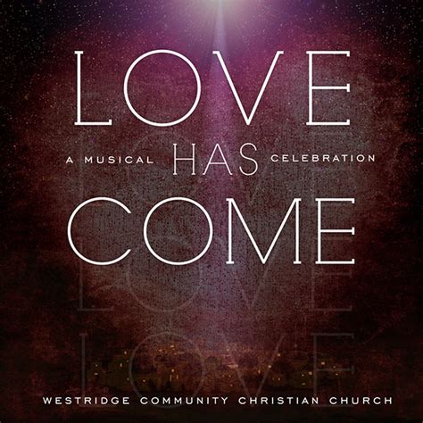 Love Has Come Christmas Program On Behance