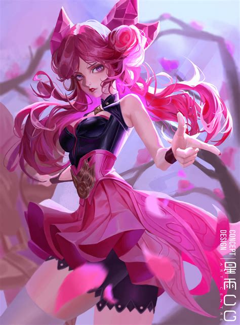Wallpaper Asian Women Pink Hair Artwork Fantasy Girl Fantasy Art