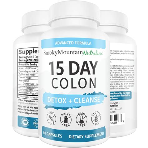 Colon Detox And Cleanse Day Quick Cleanser Supports Weight Loss