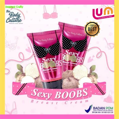 jual sexy boobs breast cream bpom by the body culture krim obat pembesar payudara perawatan