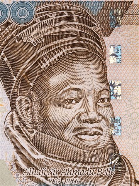 Ahmadu Bello Portrait Stock Photo Image Of Money Portrait 115985130