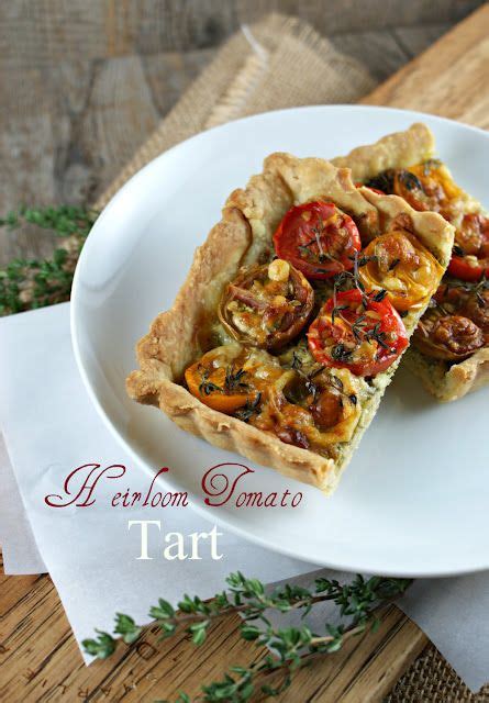 Authentic Suburban Gourmet Heirloom Tomato Tart Lisa Authentic