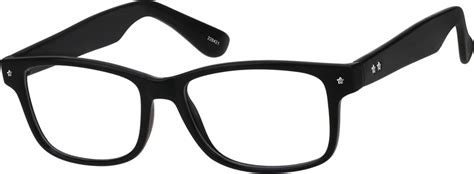 black classic square eyeglasses 2284 zenni optical eyeglasses