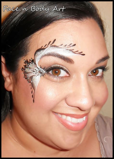 Shawna D Make Up Black And White Lace Face Painting Tutorial