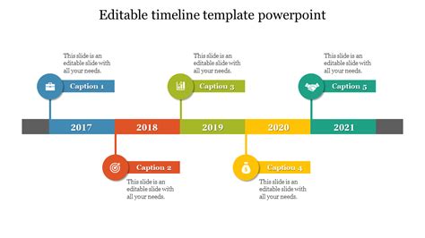 Editable Timeline Template For Students