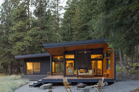 Midcentury Modern Inspired Cabin Offers A Cozy Getaway Curbed
