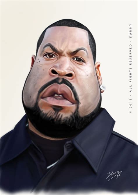 Ice Cube Caricature In 2020 Caricature Celebrity