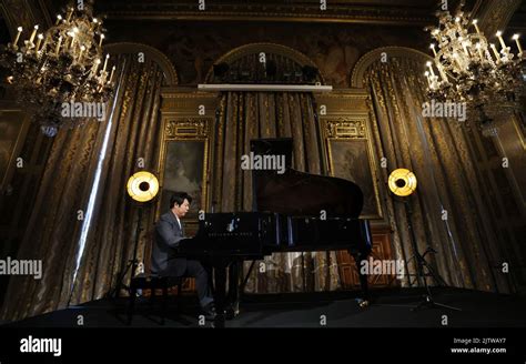 Paris France 1st Sep 2022 Chinese Pianist Lang Lang Performs During
