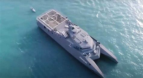 The Shahid Soleimani Missile Boatcorvette With A Catamaran Design Has