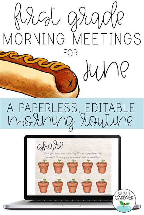 Holding an online morning meeting may just be the best way to keep students connected. First Grade Morning Meeting - June (With images) | Morning ...