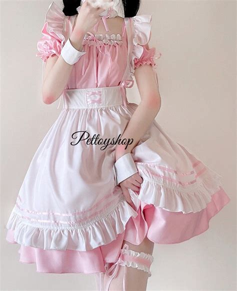 Sexy Cosplay Maid Costume Anime Women French Schoolgirl Maid Etsy Canada