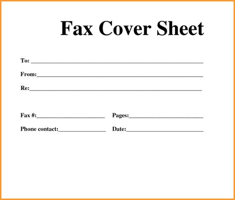Fax Cover Sheet Template Or Fax Cover Letter Template
