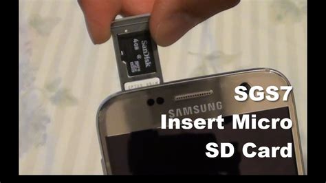 Sd card is abbreviated from secure digital card. Samsung Galaxy S7: How to Insert / Remove Micro SD Card - YouTube
