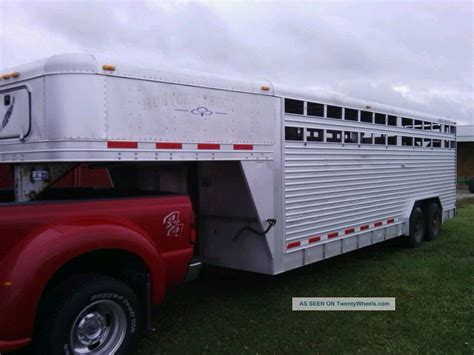 Featherlite Gooseneck Aluminum Stock Horse Cattle Trailer