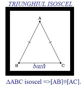 Aria triunghiului isoscel Ce este și cum se calculează