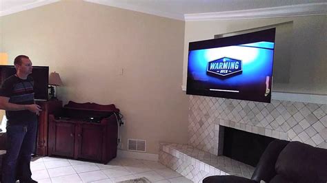 65 Inch Led Lg Tv With Motorized Wall Mount Paradise Systems Tampa