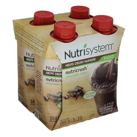 Nutrisystem Nutricrush Chocolate Shakes Shop Diet And Fitness At H E B