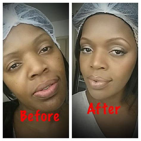 The Before And After By Bomshell No Makeupno Makeup Look Different