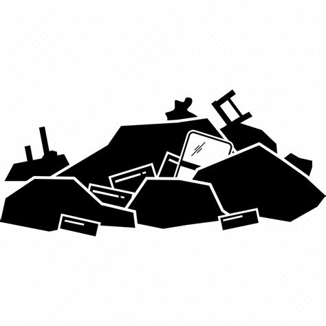 Environment Garbage Mountain Pile Pollution Wastage Waste Icon