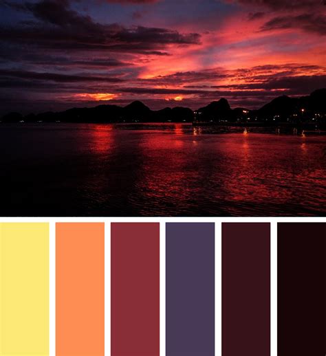 Pin By Sylwia Całka On Colors Color Schemes Colour Palettes Sunset
