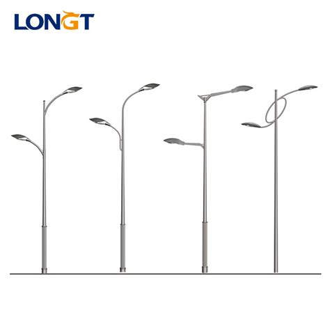 China 8 Meter Double Arm Street Light Pole Manufacturers Suppliers