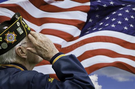Veterans Saluting Stock Photo Image 57929555