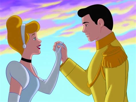 Walt Disney Couple Princess Cinderella And Prince Charming