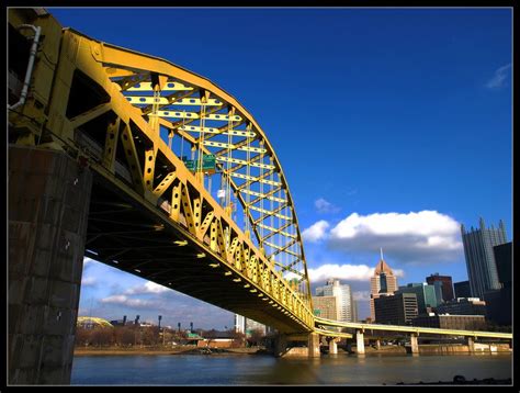 Fort Pitt Bridge I By Latrodectus Pittsburgh Pa
