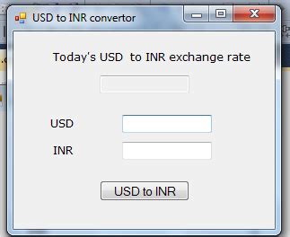 For five hundred rupees you get today 28 ringgits 01 sen. .net - Get USD to INR exchange rate dynamically in C# ...