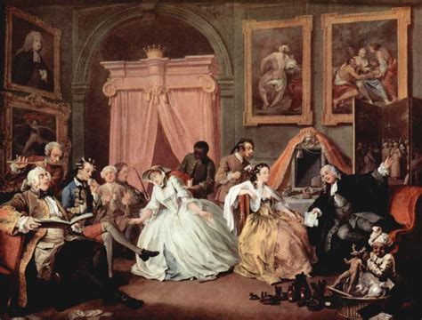 Marriage à La Mode The Toilette By William Hogarth My Daily Art Display