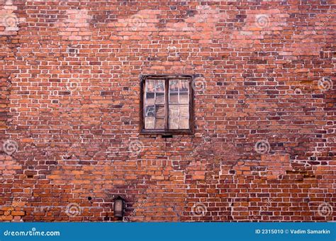 Old Brick Wall Window Stock Photo Image Of Wall Glass 2315010
