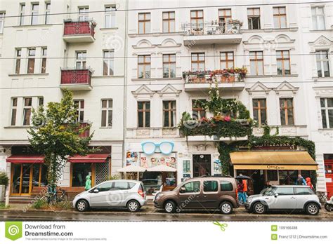 Berlin October 1 2017 Beautiful Authentic Houses With Decorated