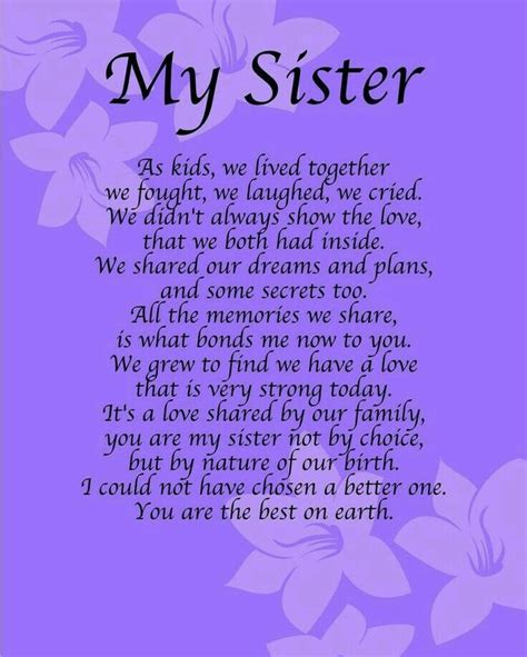Pin By Beth Brancheau On My Saying Sister Poems Happy Birthday