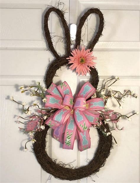 24 Simple Dollar Tree Crafts Easter For Front Doors Ideas Bunny