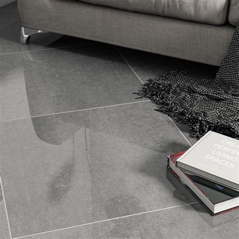 From measuring and marking out the floor, evenly spacing your tiles and ensuring they're symmetrical right through to grouting and applying sealant, we've broken down each stage of. Imperiali Anthracite Porcelain Floor tile, Pack of 3, (L ...