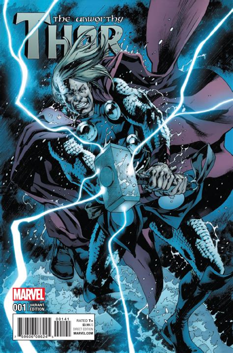 Unworthy Thor 1 Of 5 Hitch Variant Cover 1 In 15 Copies