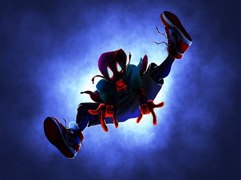Miles Morales In Spider Man Into The Spider Verse Wallpapers Hd Images