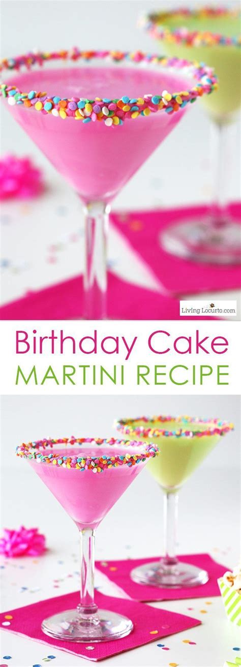 The cooled cake can be stored in the fridge. Birthday Cake Martini | Recipe | Birthday drinks, Birthday cake martini, Party drinks