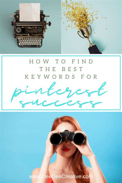 how to find the best keywords for pinterest success deedee creative