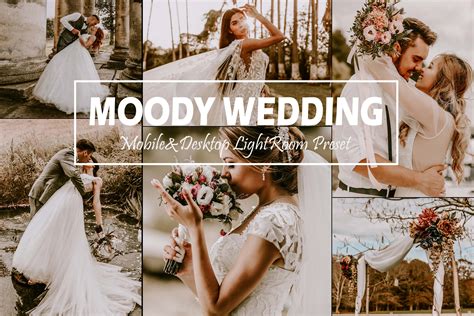 10 Moody Wedding Lightroom Presets Graphic By Mattte Studio Creative