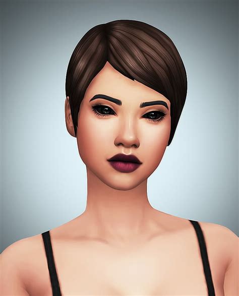 Sims 4 Short Hair Cc