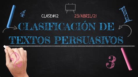 ClasificaciÓn D Textos Persuasivos