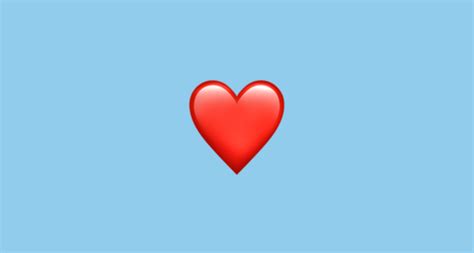 ♥ black heart symbol gets rendered as a red heart emoji on many devices, websites and messengers. ️ Red Heart Emoji