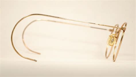 optometrist attic ao gold ful vue p3 wire rim vintage eyeglasses