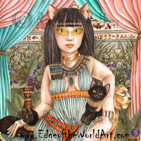 Bastet Bast Egyptian Cat Goddess Goddesses Black Cat Ancient Egypt