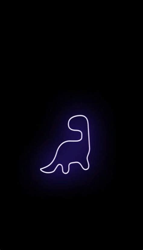 purple neon dino wallpaper in 2022 neon signs wallpaper neon in 2022 iphone wallpaper