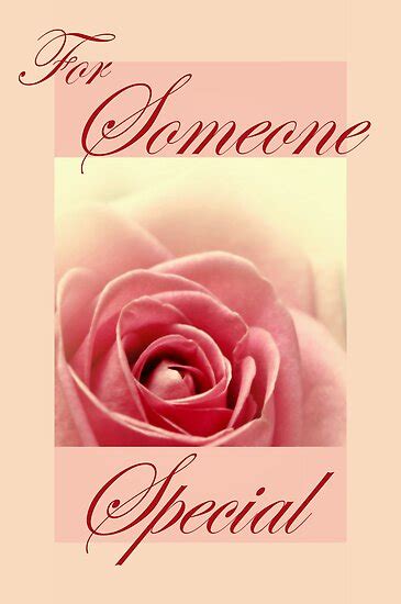 Someone Special Card Poster By Amandafinan Redbubble
