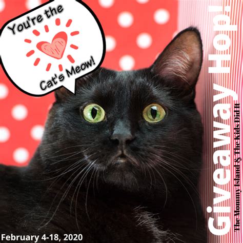 The Mommy Island Youre The Cats Meow Valentines Giveaway Hop