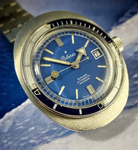 RADICAL~70s POLARIS SUBSTAR 20ATM BAKELITE DIVER – RETROWATCHGUY