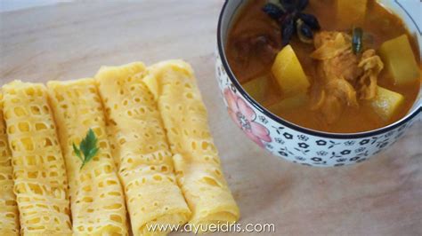 Pastu masukkan santan.leh tambah air kalau nak lebih pekat. Resepi Roti Jala Cheese Roll Kari Ayam tanpa santan / AYUE ...